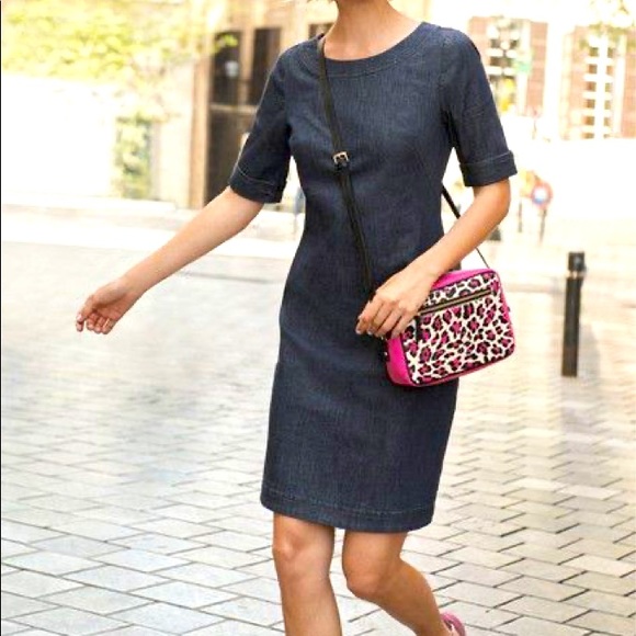 boden freya denim dress